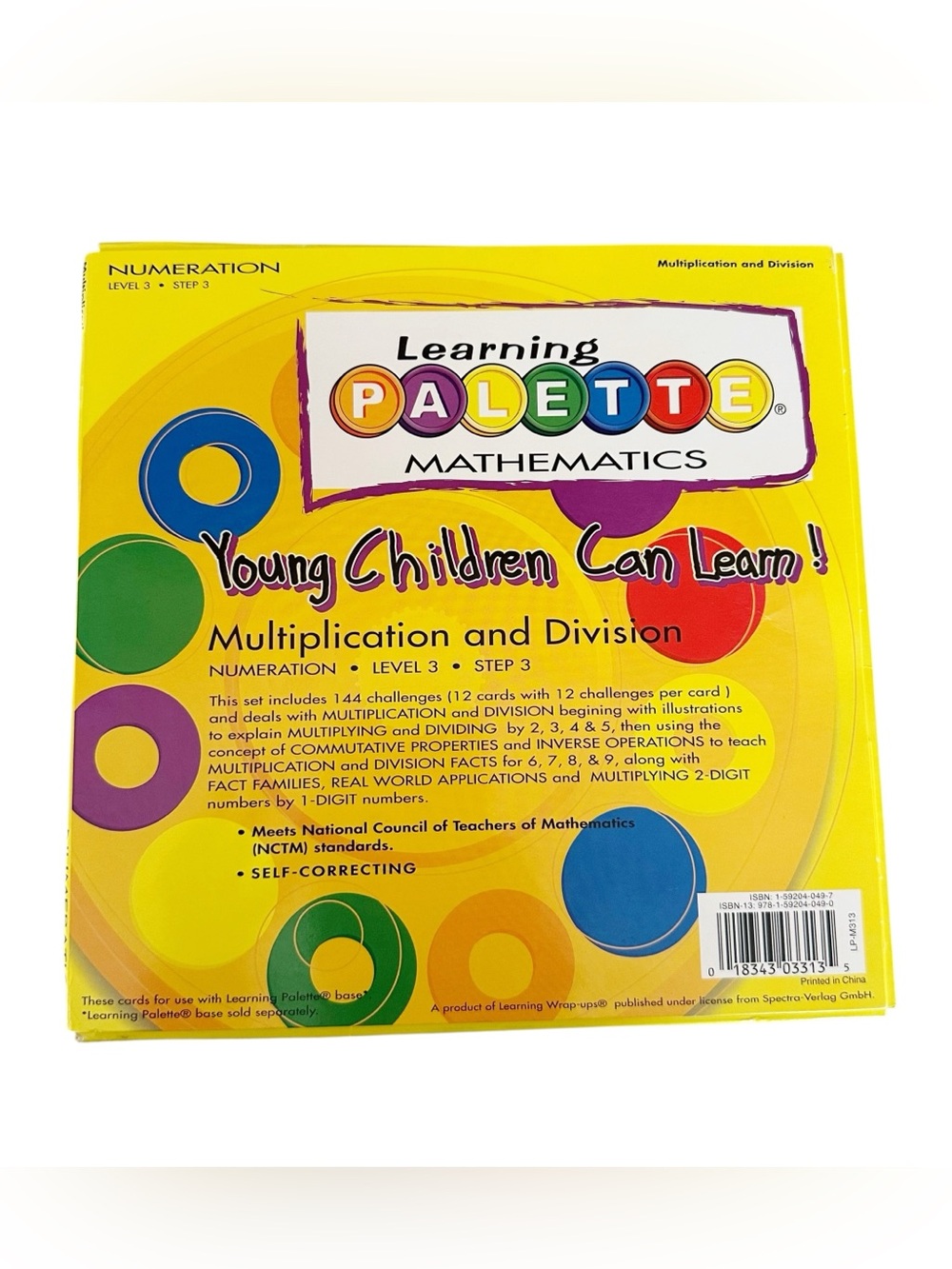 Learning Palette Level 3, Step 3 Numeration Card Set Multiplication & Division